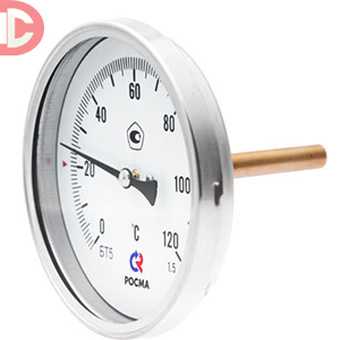 Термометр общетехнический осевой БТ51.211 диам.100 (0-200 С) L-46
