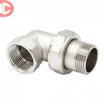 Сгон-американка латунная угловая 1"