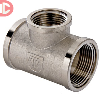 Тройник латунный переходной вн/вн/вн 1" - 1/2" - 1"